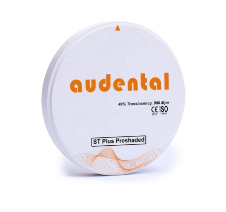 AuDental | ST Plus Preshaded Dental Zirconia Disc – Super-Translucent & High-Strength